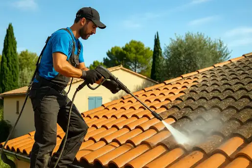 Nettoyage de toiture